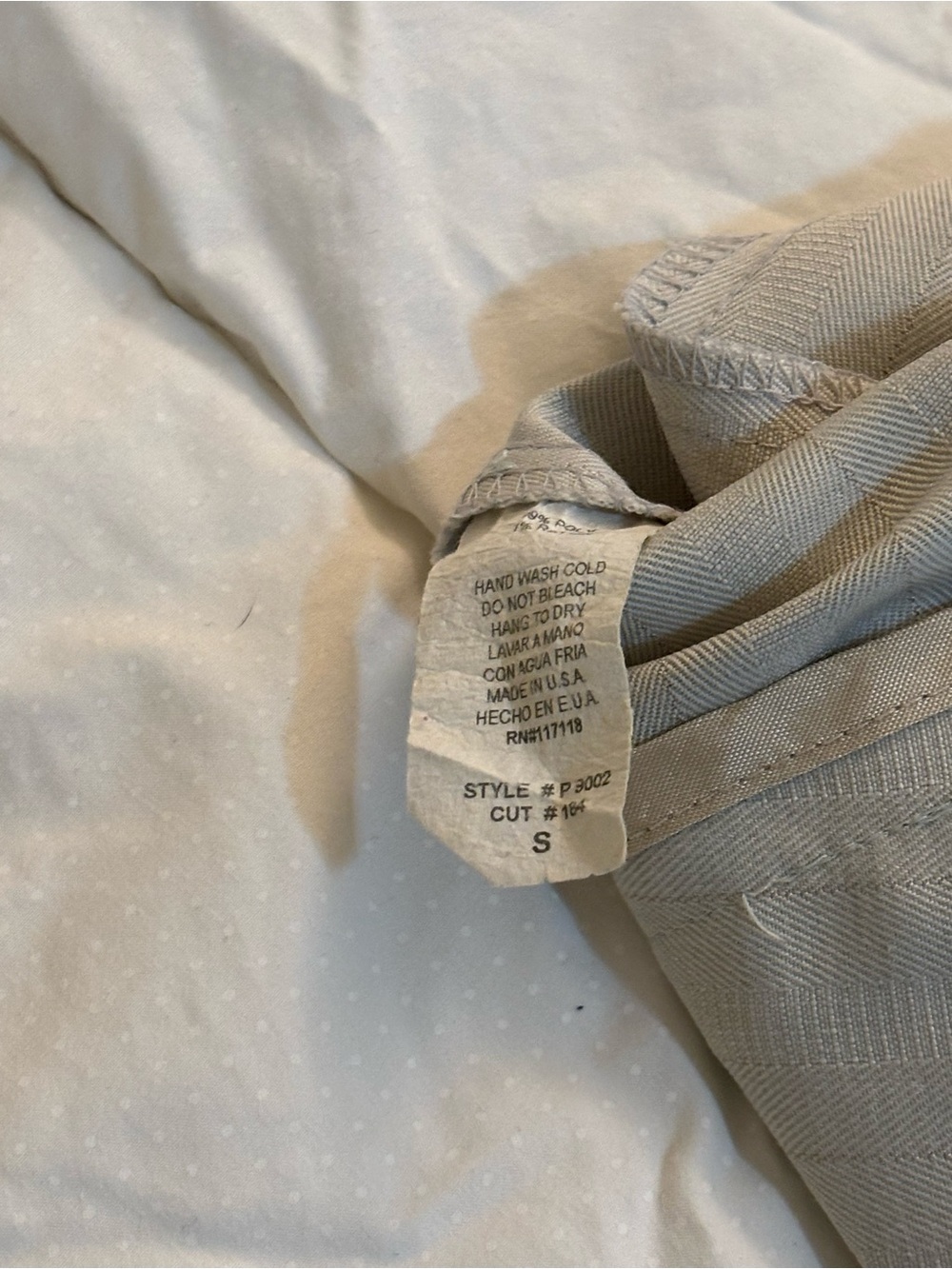 Marineblu Light Gray Tailored Trousers - Picture 7 of 14